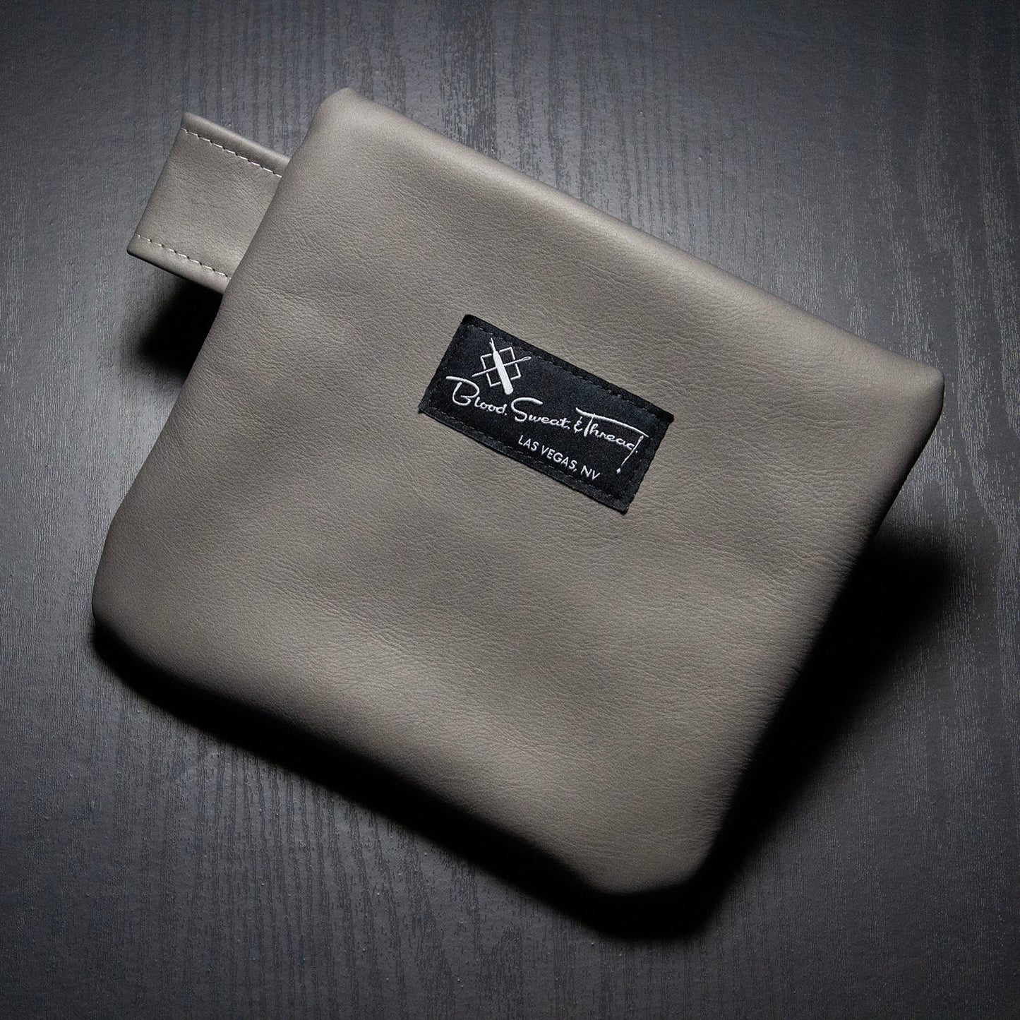 $ BAG MINI -  GREY LEATHER
