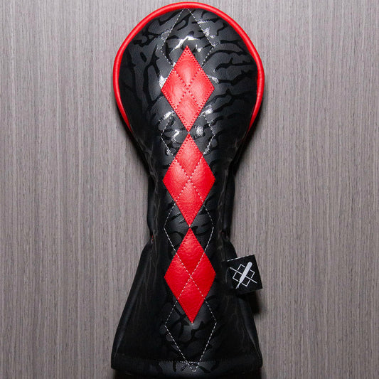 ARGYLE ELEPHANT - RED W/ UV CLEAR - FAIRWAY WOOD