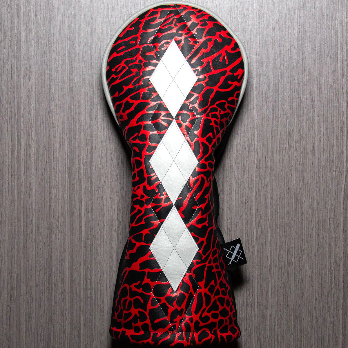 ARGYLE ELEPHANT - WHITE W/ RED - DRIVER