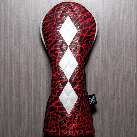 ARGYLE ELEPHANT - WHITE W/ RED - DRIVER