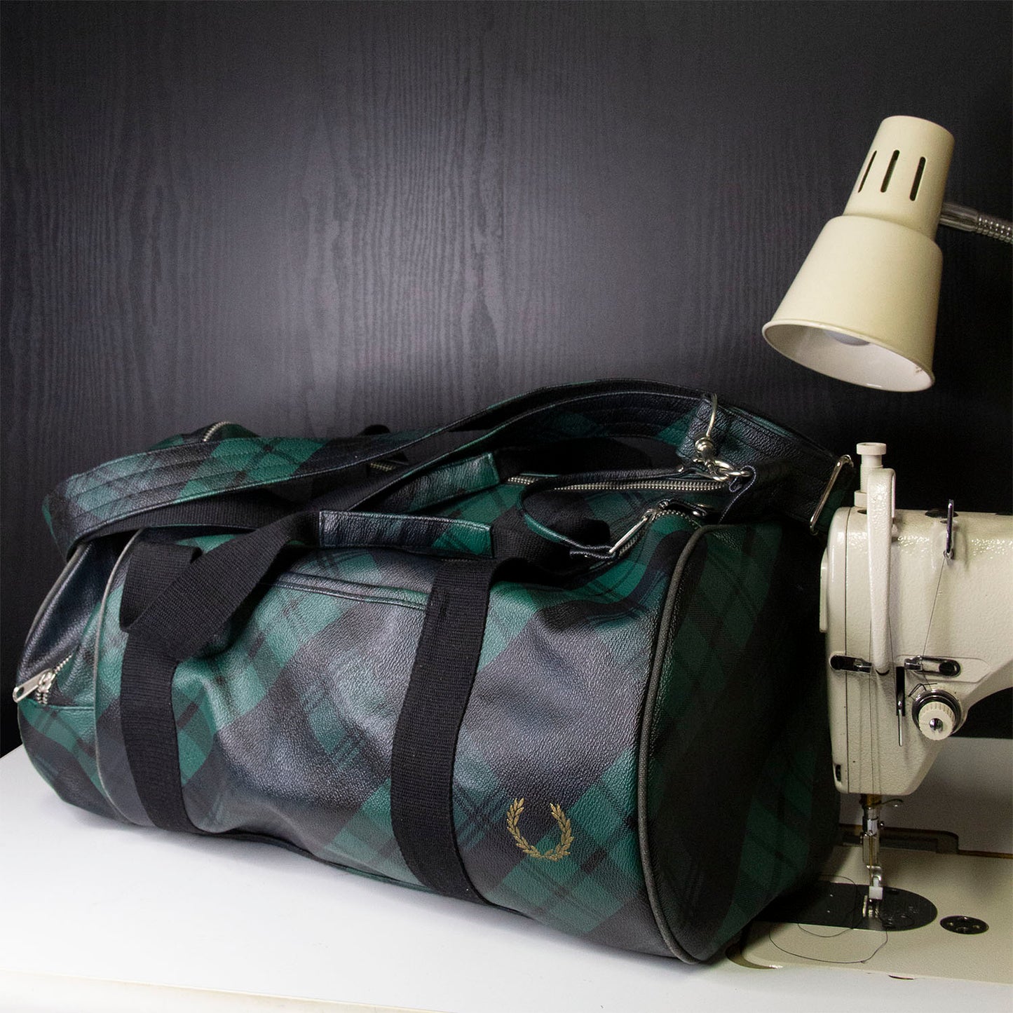 PLAID & PINKED FAIRWAY HEADCOVER