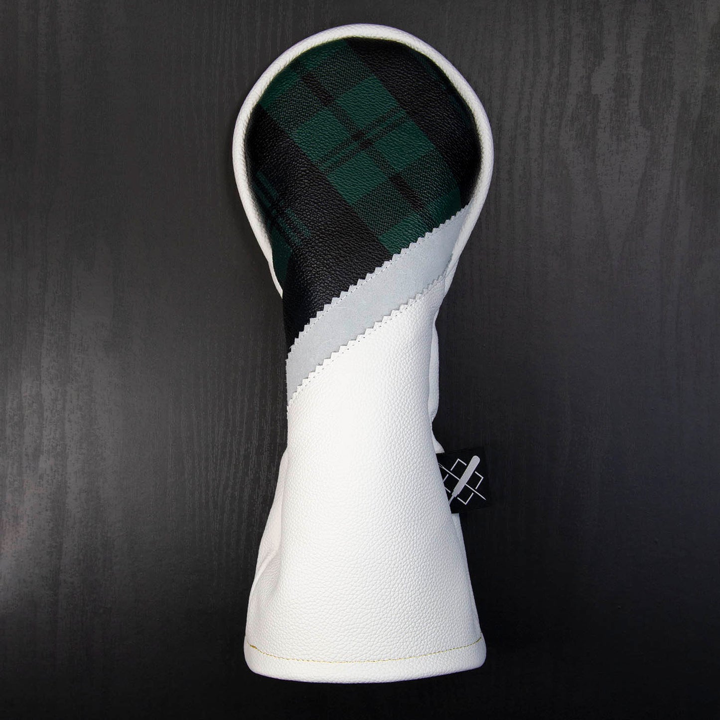 PLAID & PINKED FAIRWAY HEADCOVER