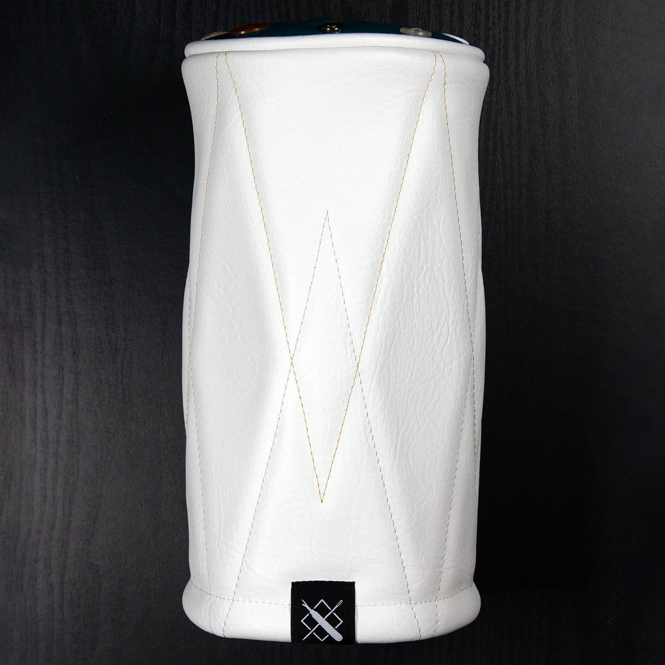THE FREMONT - WHITE W/MERMAID BLUE - BARREL STYLE DRIVER COVER