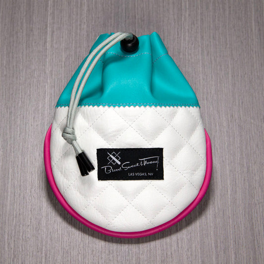 BST RANGEFINDER POUCH - TUFTED - MIAMI SLICE(TEAL/WHITE/FLAMINGO)