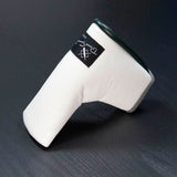 BLADE STYLE PUTTER COVER - PEBBLED WHITE - 1 OF 1